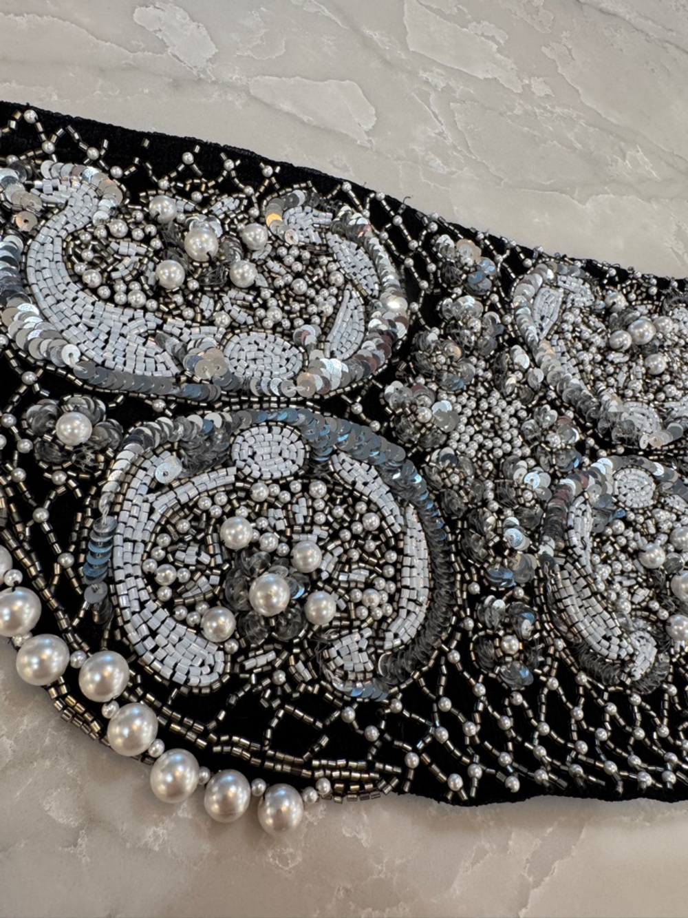MIGNONNE GAVIGAN Le Charlot Beaded Scarf Necklace - Picture 3 of 9